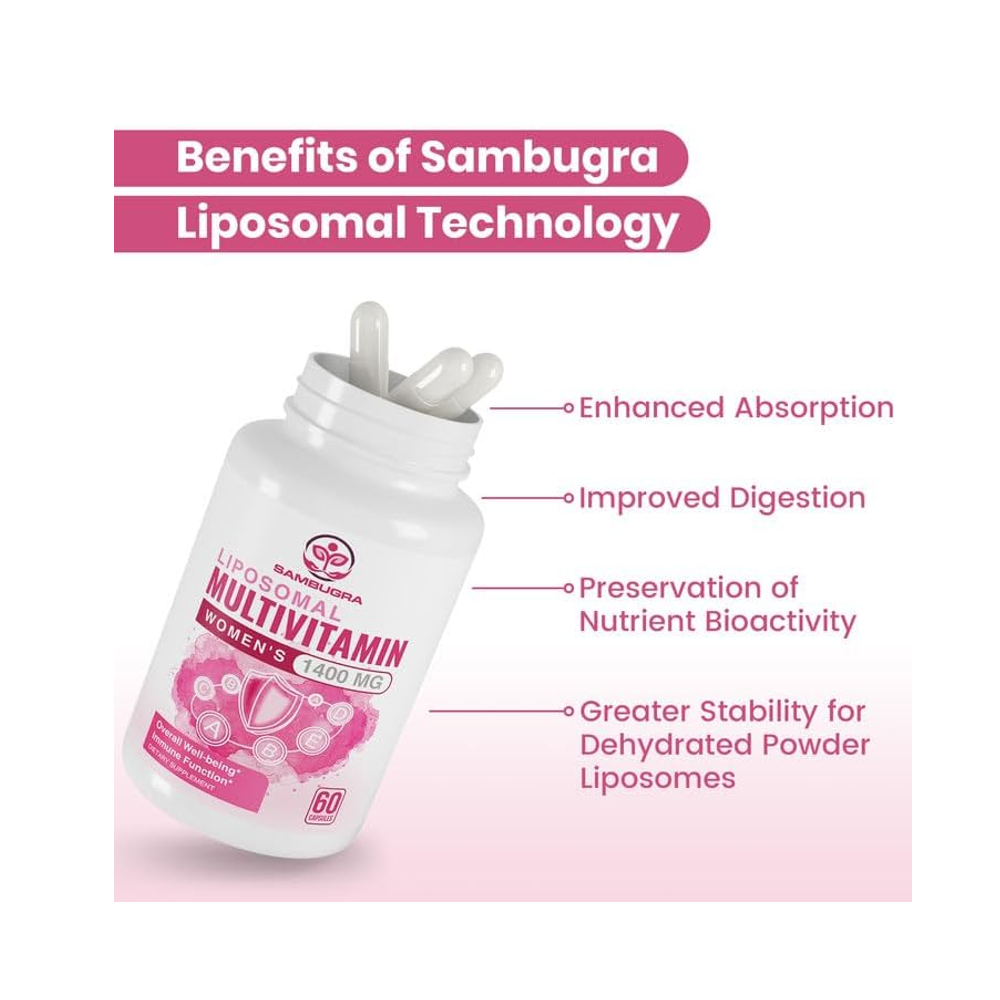 Sambugra Liposomal Multivitamin Women Capsules