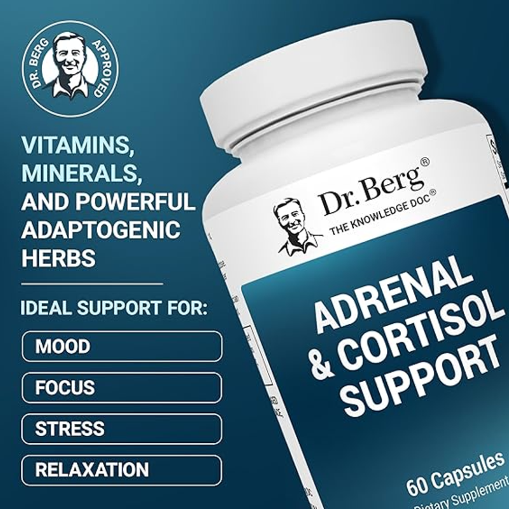 Dr. Berg Adrenal & Cortisol Support – (60 Capsules)