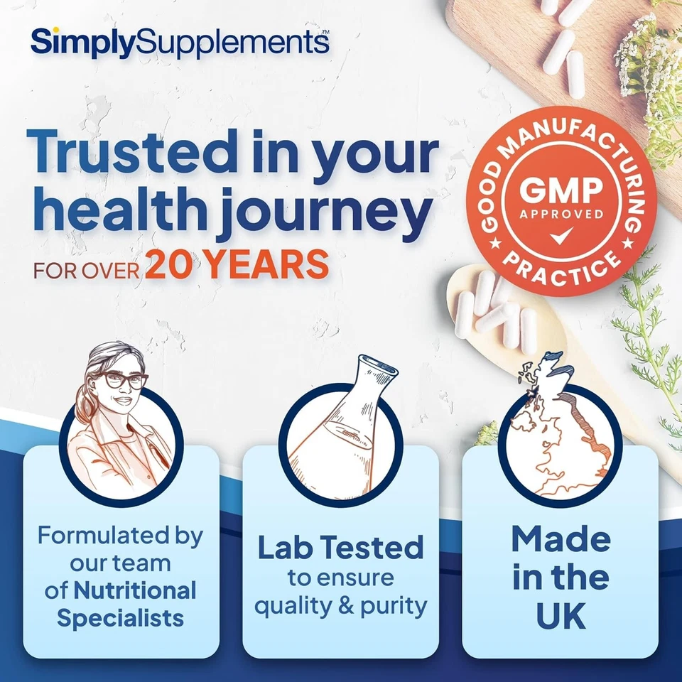 Simply Supplements Vitamin C 1000mg with Rosehip and Citrus Bioflavonoids – 120 Tablets
