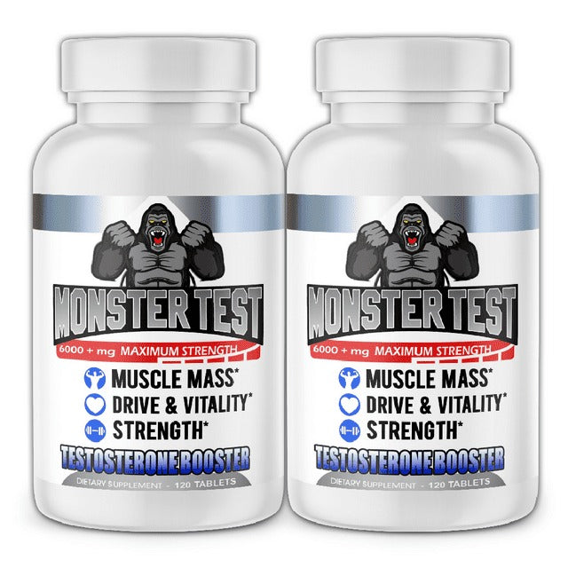 MONSTER TEST Daytime Capsules | Muscle Mass & Testosterone Booster Capsules