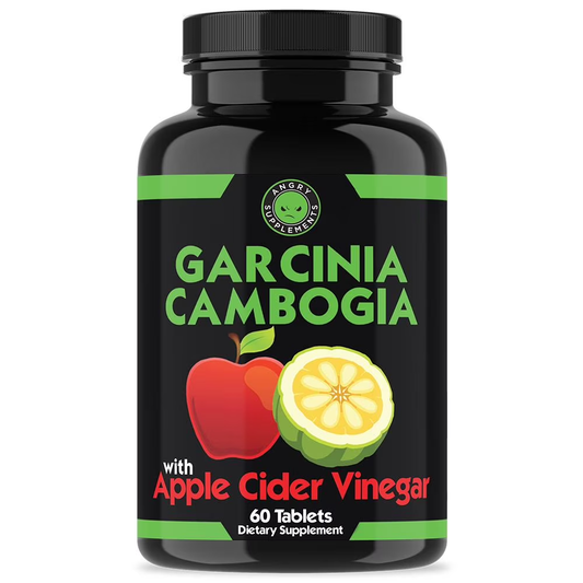 Angry Supplements Garcinia Cambogia With Apple Cider Vinegar Capsules