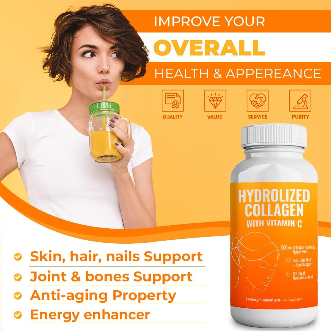 Aura Vitamin Hydrolyzed Collagen Capsules