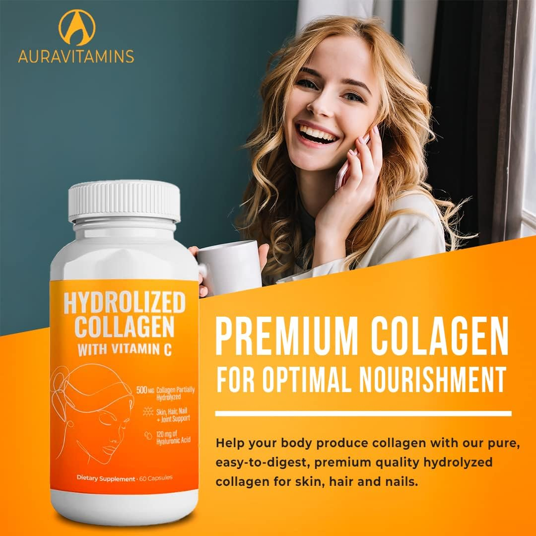 Aura Vitamin Hydrolyzed Collagen Capsules