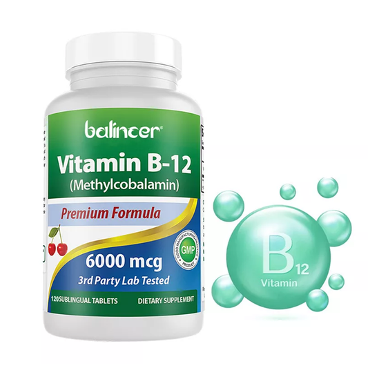 Balincer Vitamin B12 6000 Mcg (Methylcobalamin) 120 Tablets