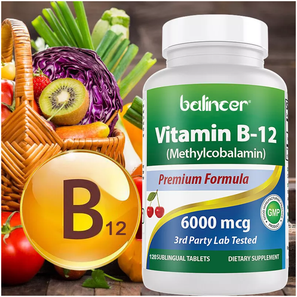 Balincer Vitamin B12 6000 Mcg (Methylcobalamin) 120 Tablets