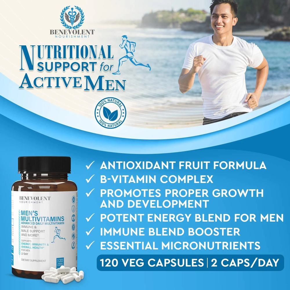 Benevolent Nourishment Men's Multivitamin Capsules