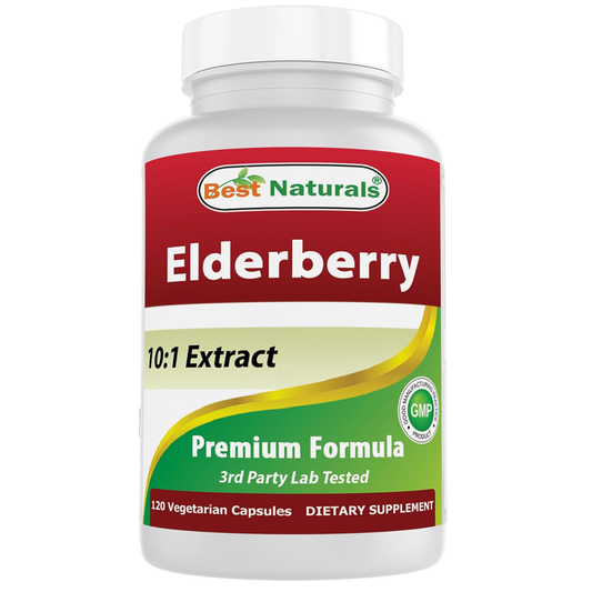Best Naturals Elderberry 5000mg Capsules
