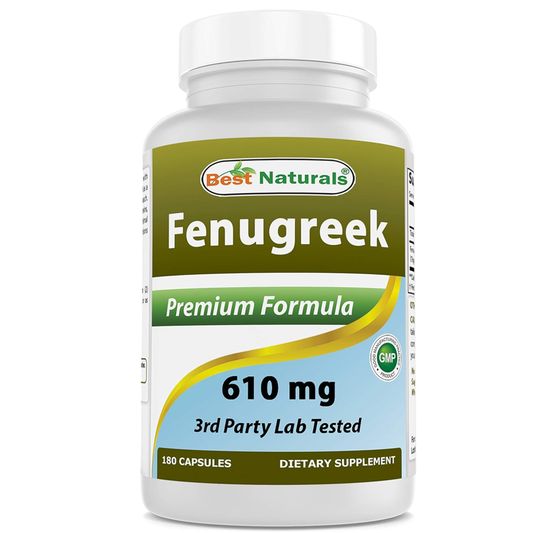 Best Naturals Fenugreek 610 mg Capsules