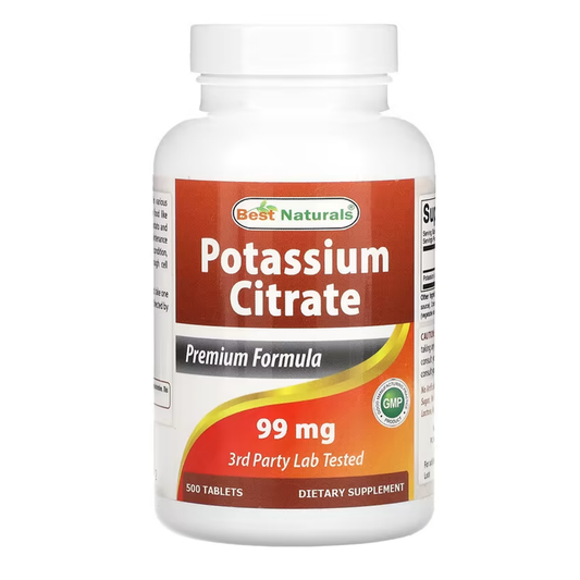 Best Naturals Potassium Citrate 99mg Tablets
