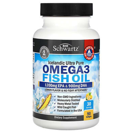 Bio Schwartz Icelandic Ultra-Pure Omega-3 Fish Oil