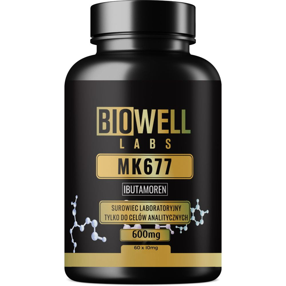 Biowell Labs Mk-677 Ibutamoren 600mg Capsules