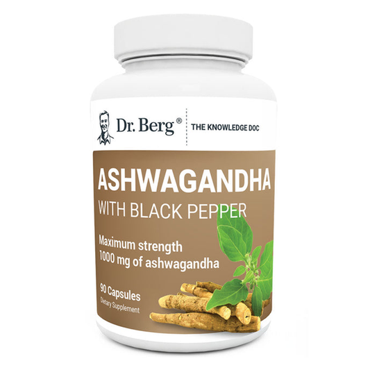 Dr. Berg Ashwagandha with Black Pepper  (90 Capsules)