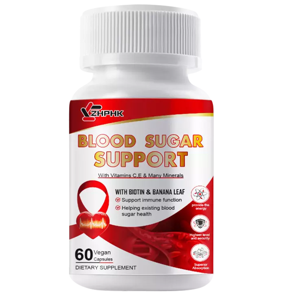 ZHPHK Blood Sugar Support – Advanced Formula with Biotin 120Capsules