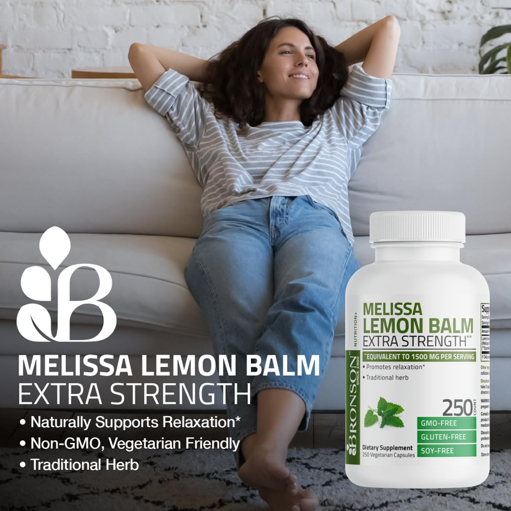 Bronson Melissa Lemon Balm Extra Strength