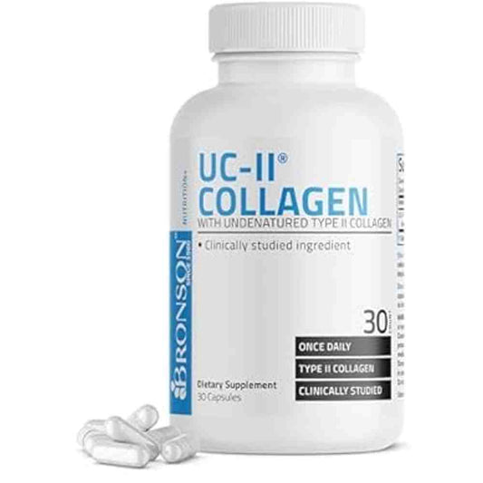 Bronson UC-II® Collagen – Undenatured Type II Collagen  – 30 Capsules