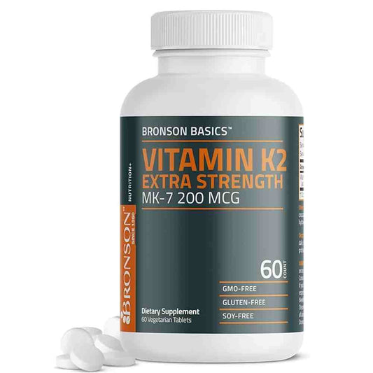 Bronson Vitamin K2 MK-7 100mcg – 60 Vegetarian Capsules