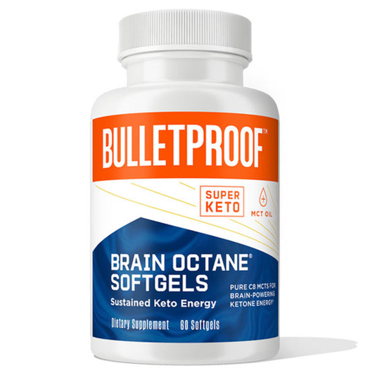 Bulletproof Super Keto – Brain Octane MCT Oil 60 Softgels