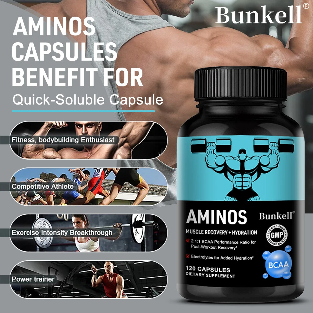 Bunkell Aminos Muscle Increase Health Capsules