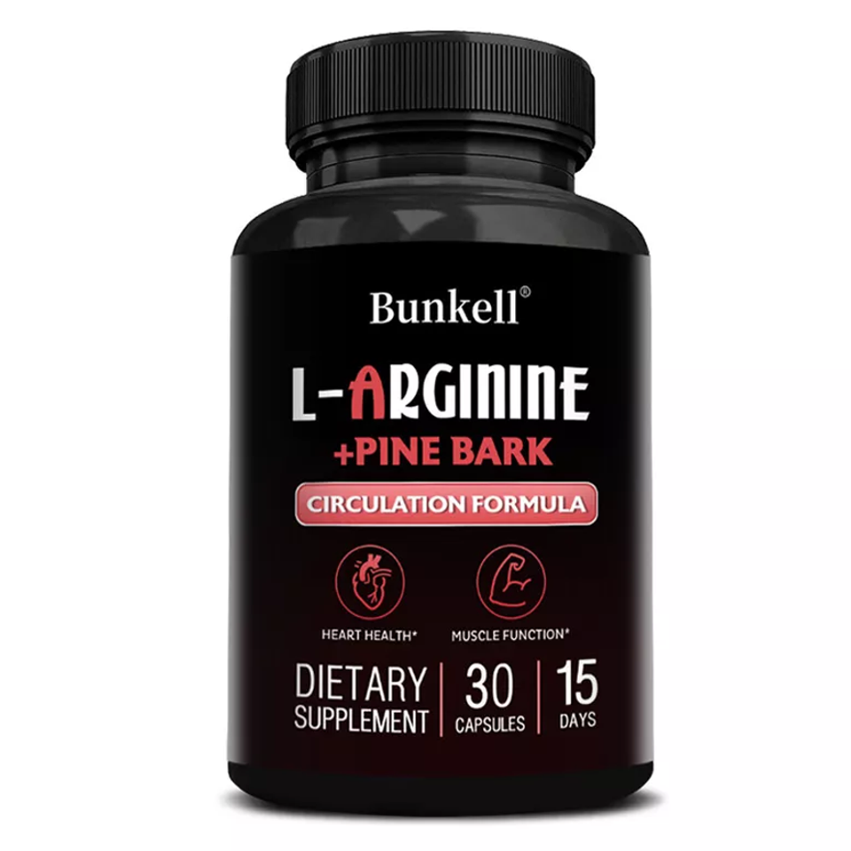 Bunkell L-arginine + Pine Bark Capsules