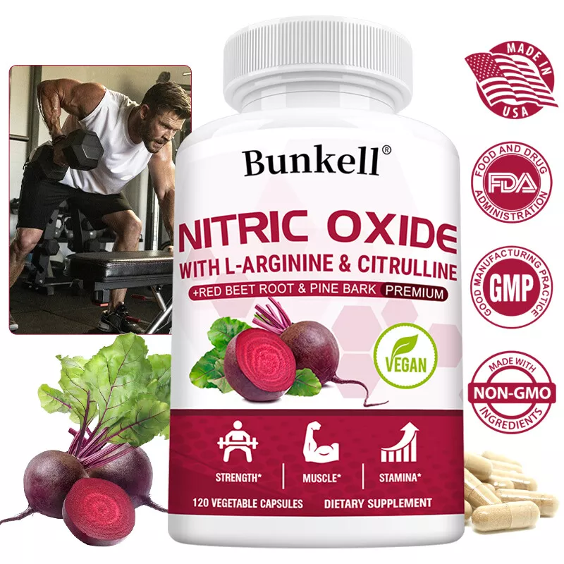 Bunkell Nitric Oxide Capsules - With L-arginin & L-citrulline