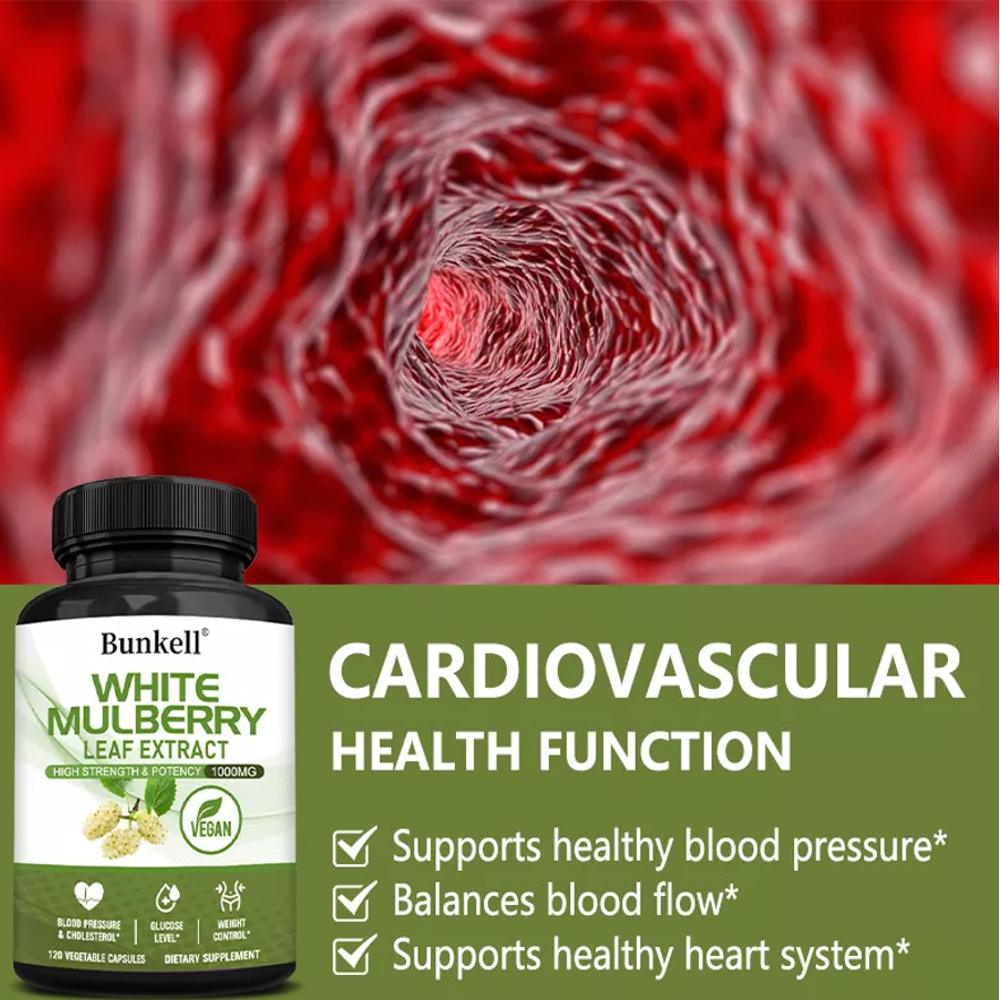 Bunkell White Mulberry Leaf Extract –  Support for Heart Health