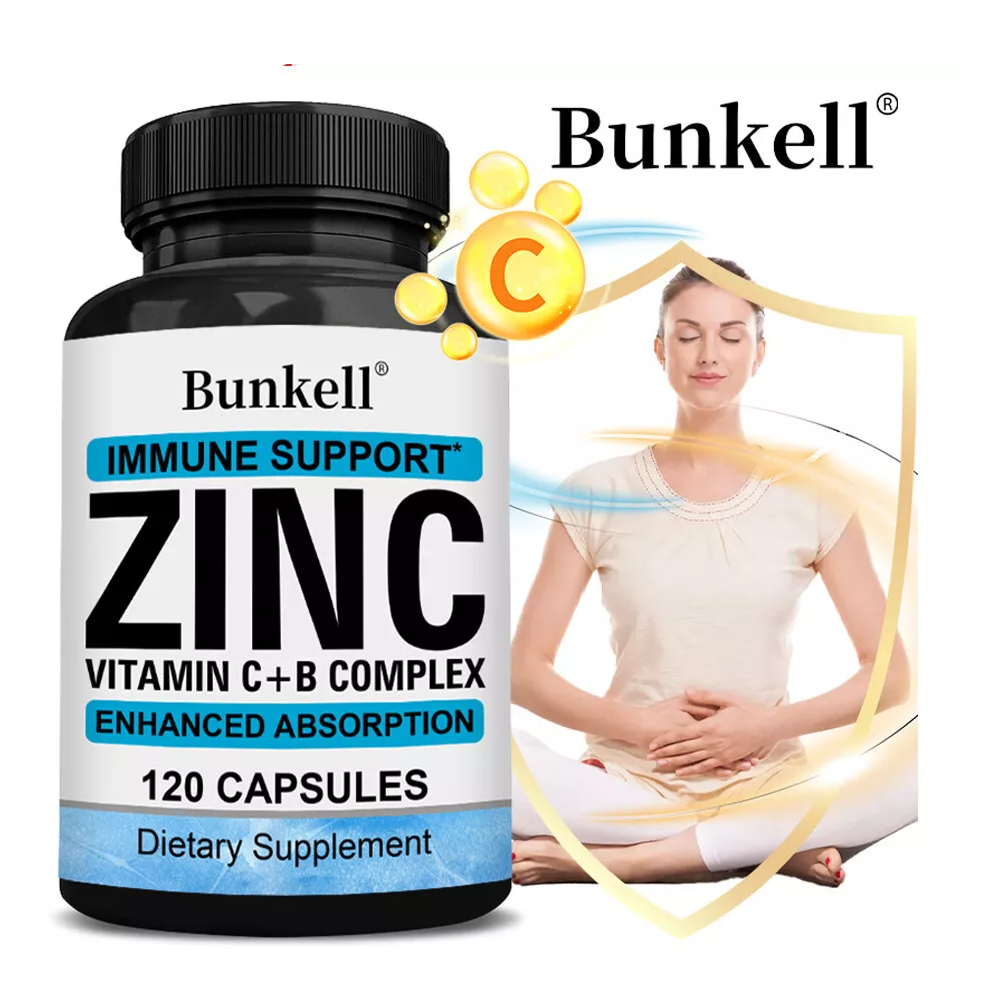 Bunkell Immune Support– Zinc, Vitamin C & B Complex