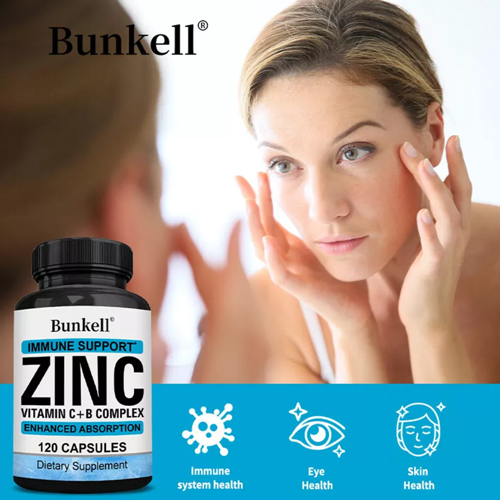 Bunkell Immune Support– Zinc, Vitamin C & B Complex