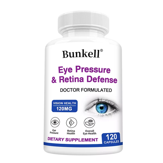 Bunkell® Eye Pressure & Retina Defense – (120 Capsules)