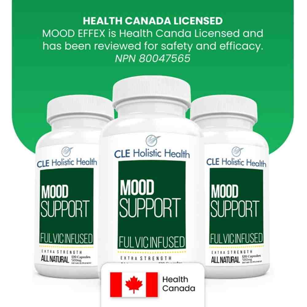 CLE Holistic Mood Support – Fulvic Infused Extra Strength Formula – 120 Capsules