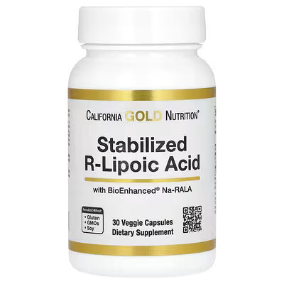 California Gold Nutrition R- Lipoic Acid  Supplement