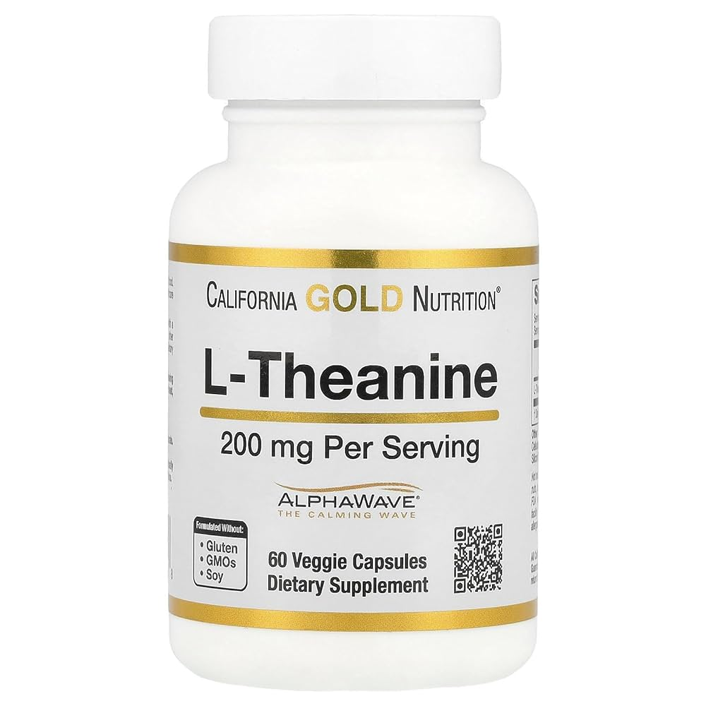 California Gold Nutrition L- Theanine 200 Mg Supplement