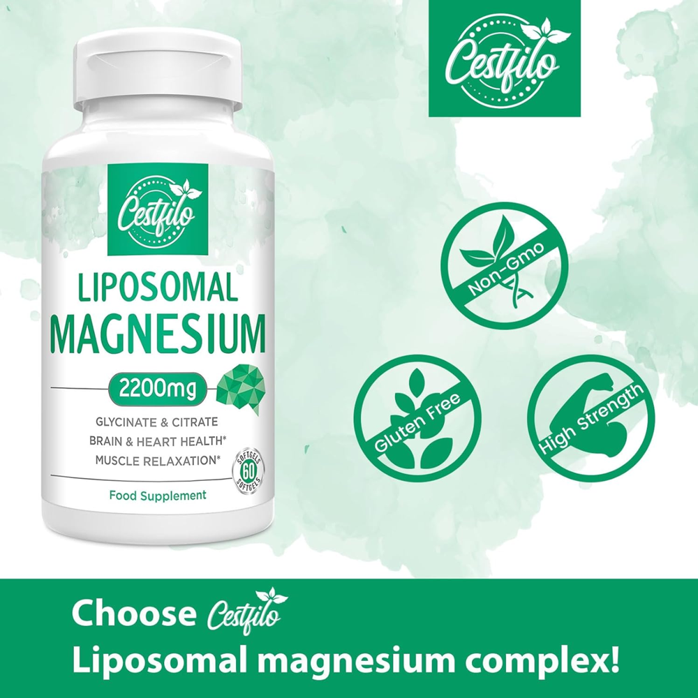 Cestfilo Liposomal Magnesium 2200mg Capsules