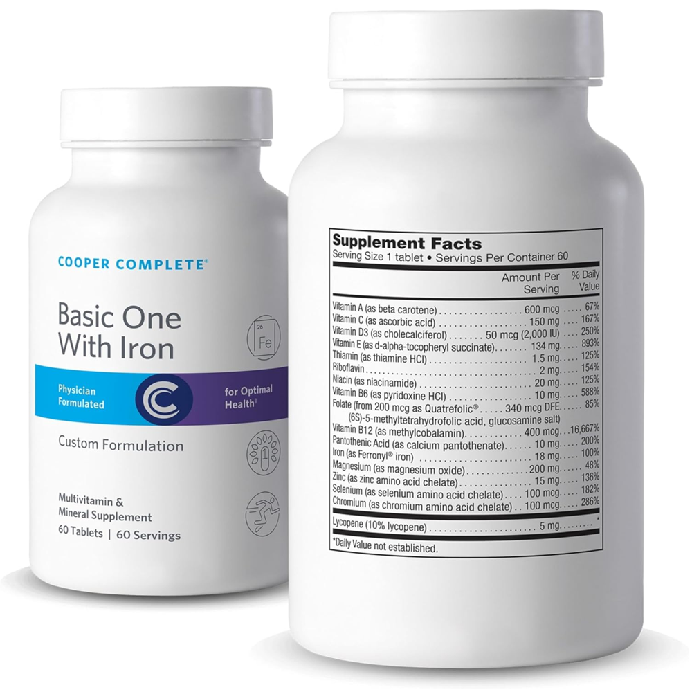 Cooper Complete Basic One Multivitamin with Iron