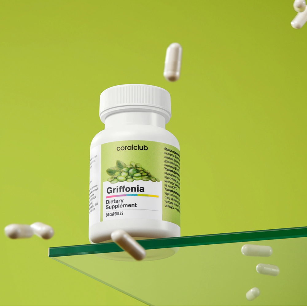 Coral Club Griffonia – Natural Mood & Sleep Support Capsules