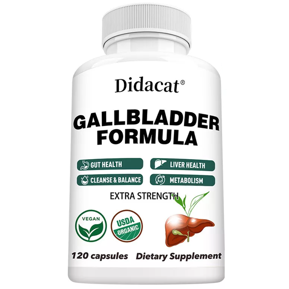 Didacat® Gallbladder & Liver Cleanse –Metabolism Support (120 Capsules)