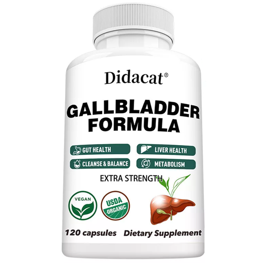 Didacat® Gallbladder & Liver Cleanse –Metabolism Support (120 Capsules)