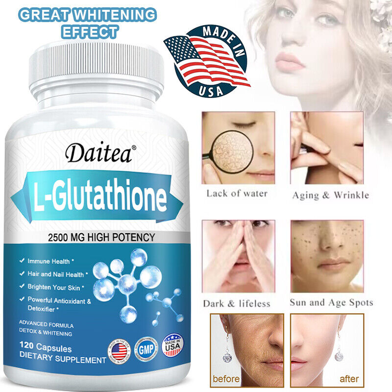 Daitea L-glutathione Capsules - 2500mg High Potency