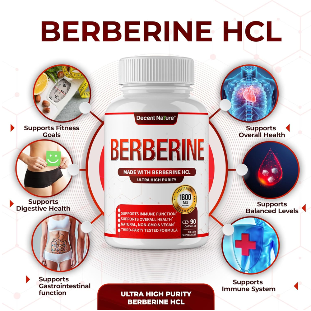 Decent Nature Berberine Capsules