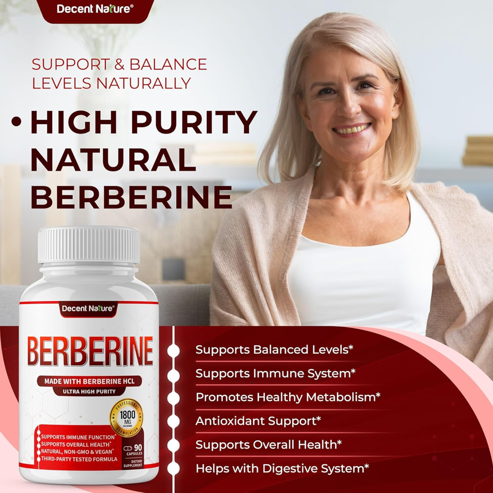 Decent Nature Berberine Capsules