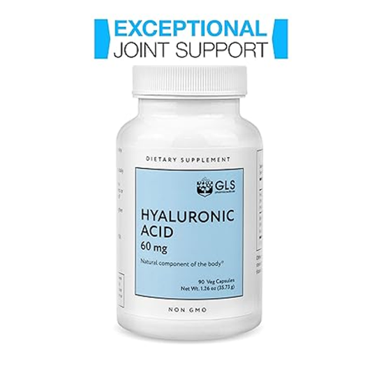 Dietary Supplement Gls Ceuticals Hyaluronic Acid 60 mg Capsules