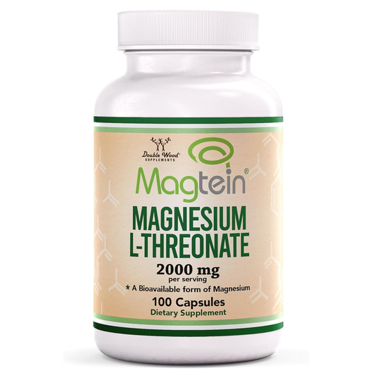 Double Wood Magnesium L-Threonate (Magtein) capsules