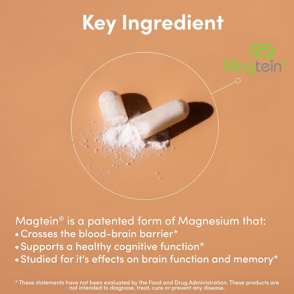 Double Wood Magnesium L-Threonate (Magtein) capsules