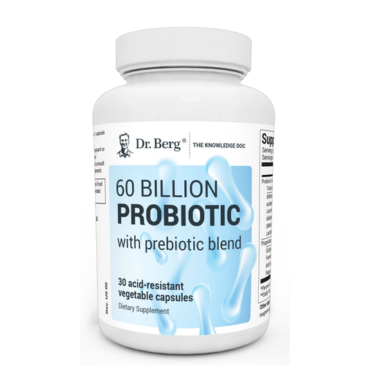 Dr. Berg 60 Billion Probiotic with Prebiotic Blend