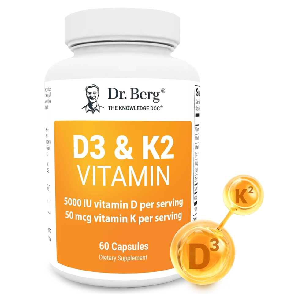 Dr. Berg D3 & K2 Vitamin Supplement