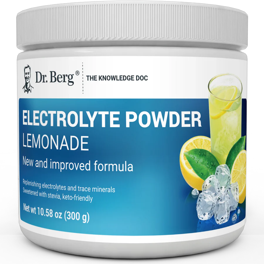 Dr. Berg Electrolyte Powder Lemonade | Potassium with Magnesium