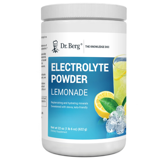 Dr. Berg Electrolyte Powder Lemonade | Potassium with Magnesium