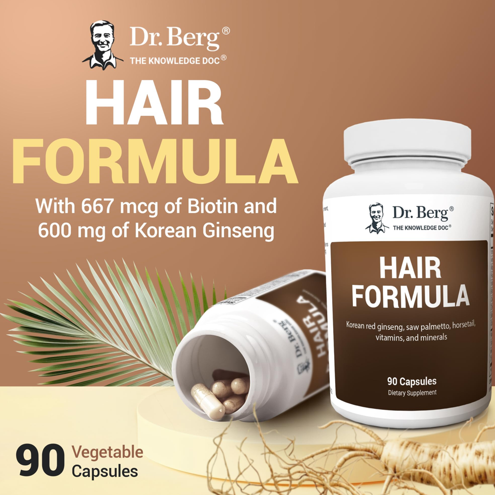 Dr. Berg Hair Formula - 90 Capsules