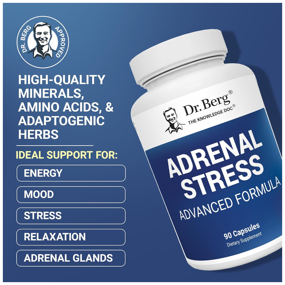 Dr. Berg L-Theanine Adrenal Support Capsules