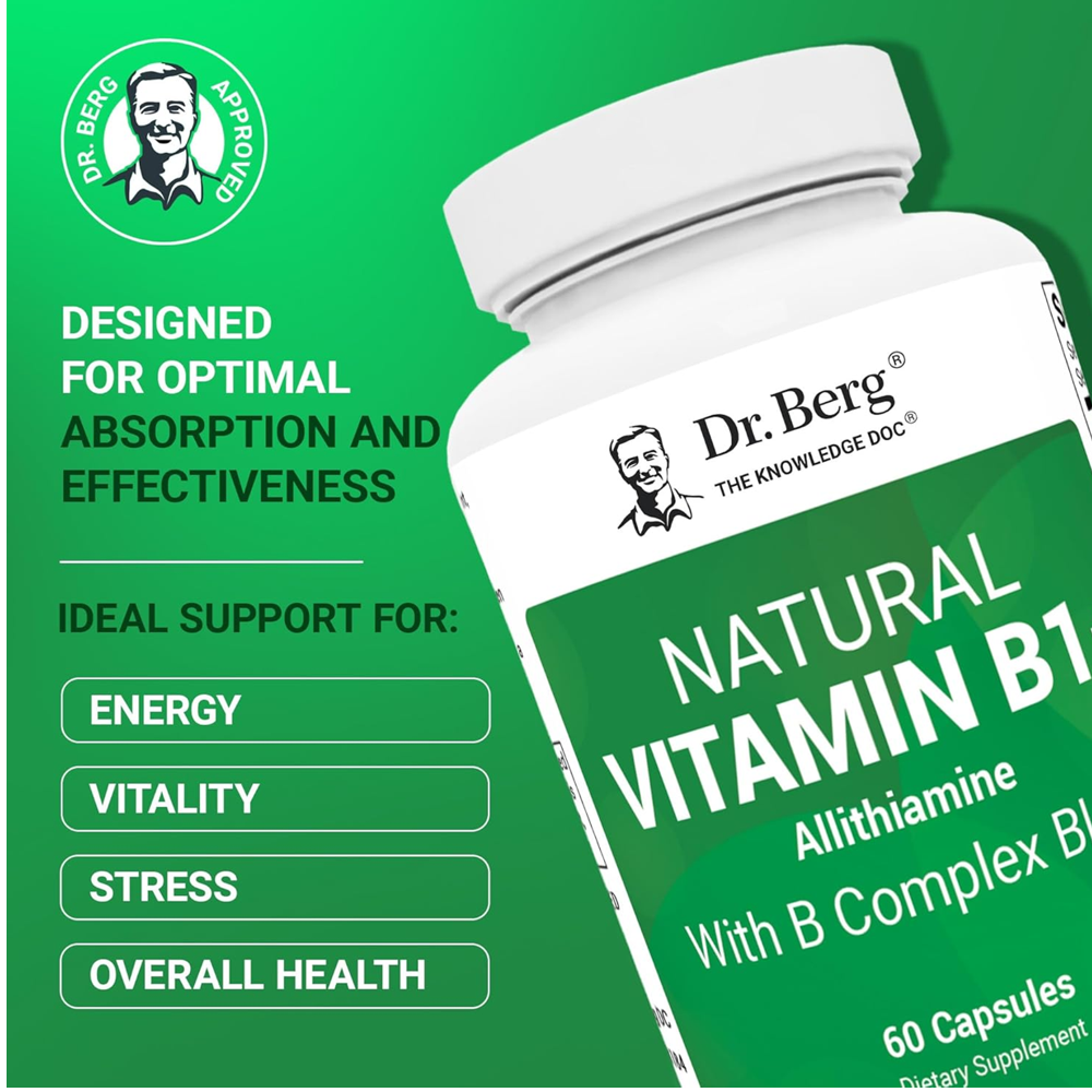 Dr. Berg Natural Vitamin B1+ Allithiamine