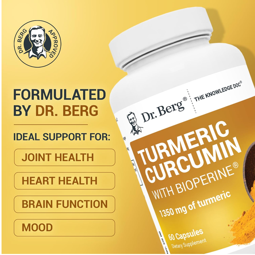 Dr. Berg Turmeric Curcumin with BioPerine